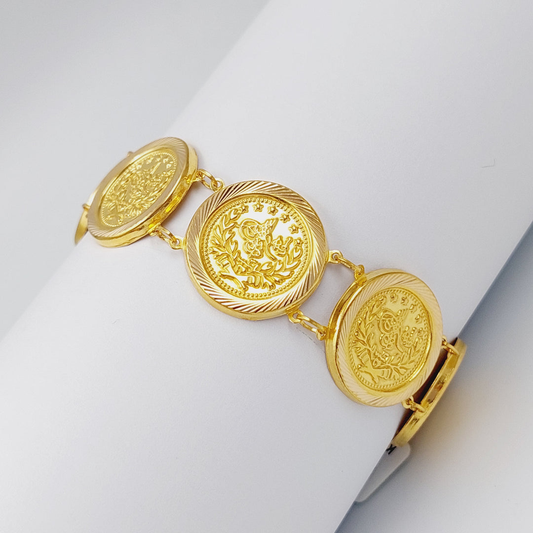 21K Gold Lirat Rashadi Bracelet by Saeed Jewelry - Image 2