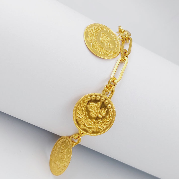 21K Gold Lirat Rashadi Bracelet by Saeed Jewelry - Image 3