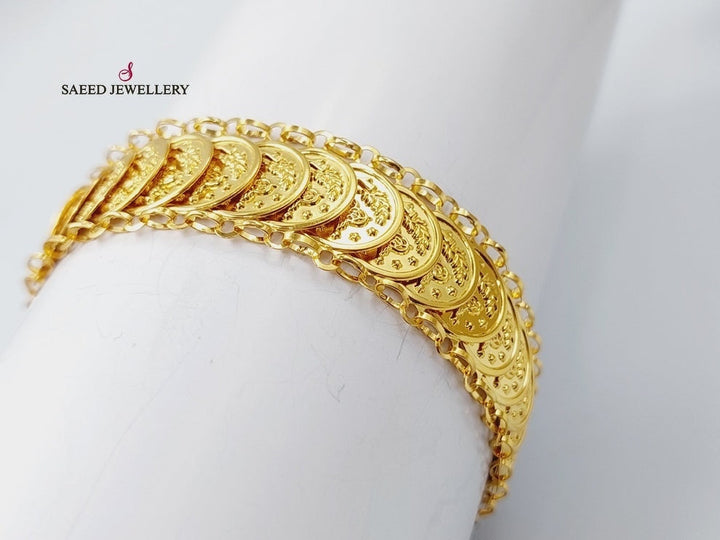 21K Gold Lirat Rashadi Bracelet by Saeed Jewelry - Image 3