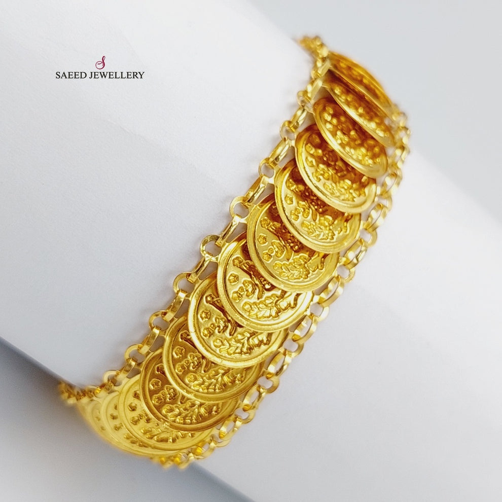 21K Gold Lirat Rashadi Bracelet by Saeed Jewelry - Image 1