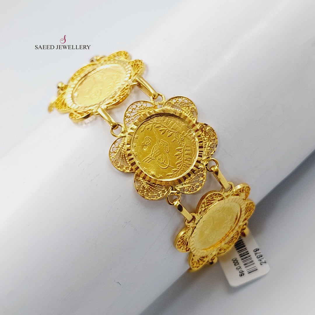 21K Gold Lirat Rashadi Bracelet by Saeed Jewelry - Image 2