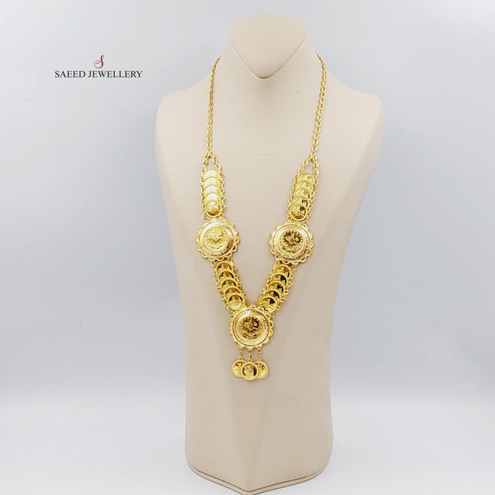 21K Gold Lirat Rashadi Necklace by Saeed Jewelry - Image 4
