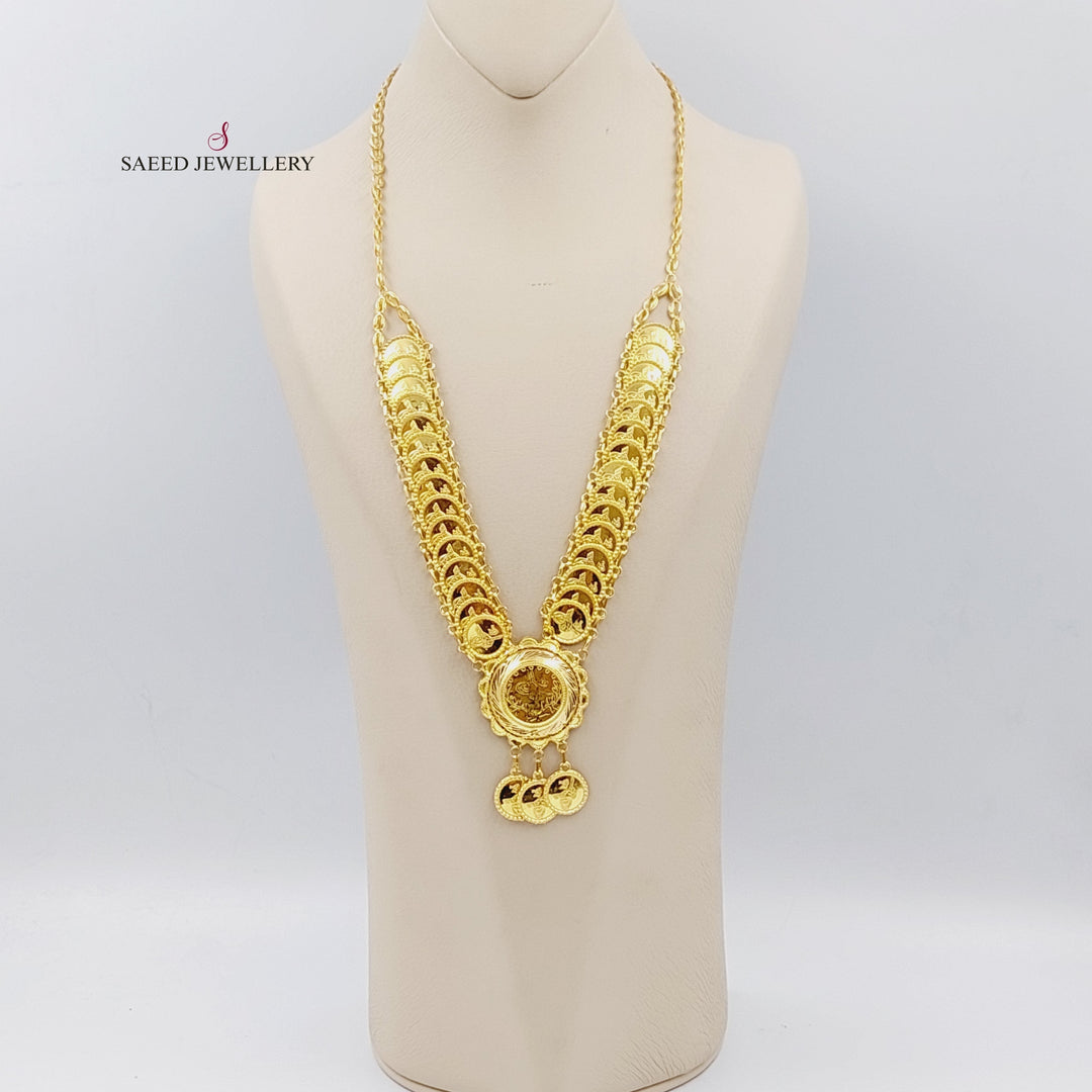 21K Gold Lirat Rashadi Necklace by Saeed Jewelry - Image 2