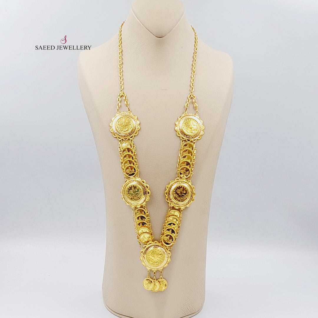 21K Gold Lirat Rashadi Necklace by Saeed Jewelry - Image 1