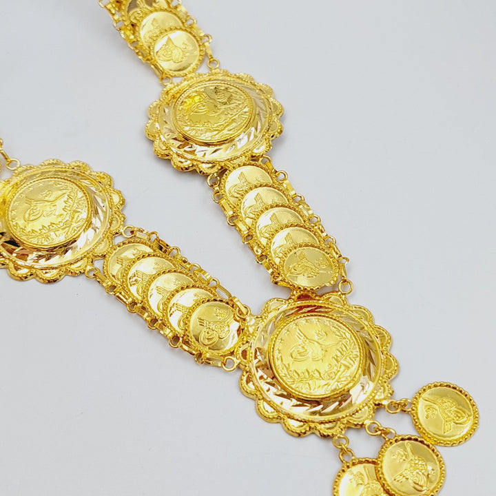 21K Gold Lirat Rashadi Necklace by Saeed Jewelry - Image 3