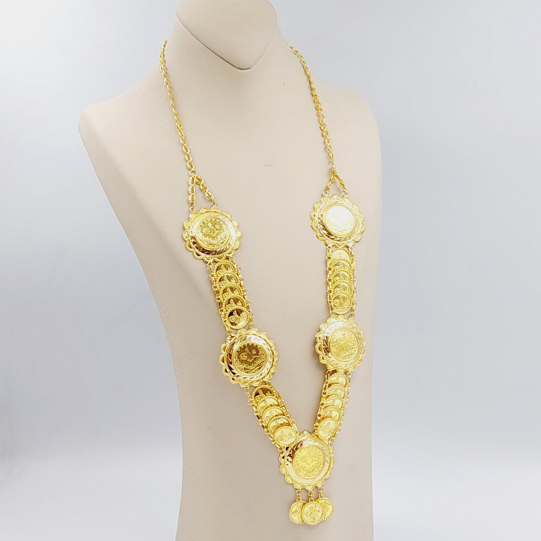 21K Gold Lirat Rashadi Necklace by Saeed Jewelry - Image 4