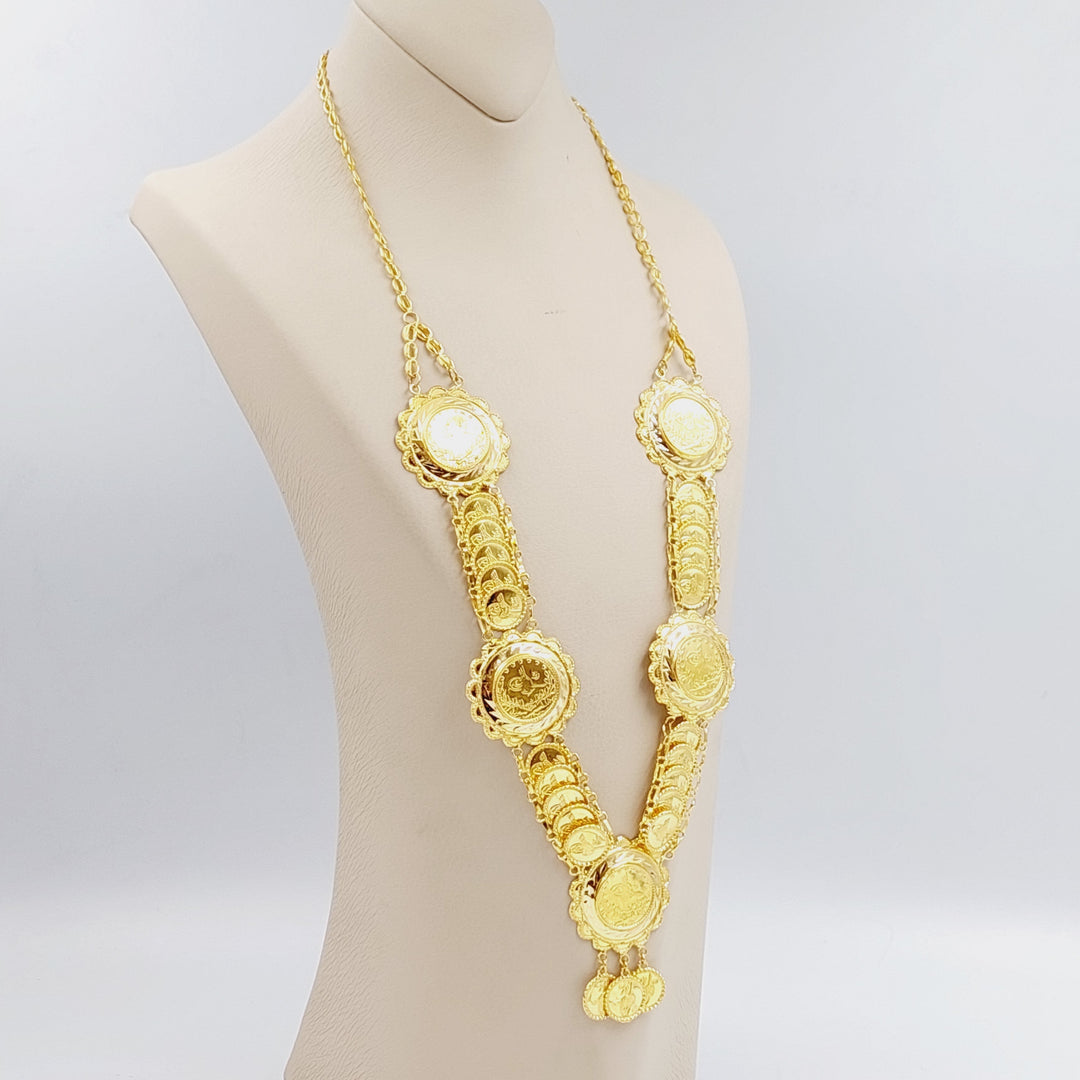 21K Gold Lirat Rashadi Necklace by Saeed Jewelry - Image 5