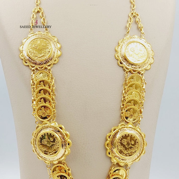 21K Gold Lirat Rashadi Necklace by Saeed Jewelry - Image 6