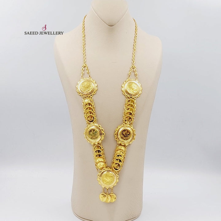 21K Gold Lirat Rashadi Necklace by Saeed Jewelry - Image 8