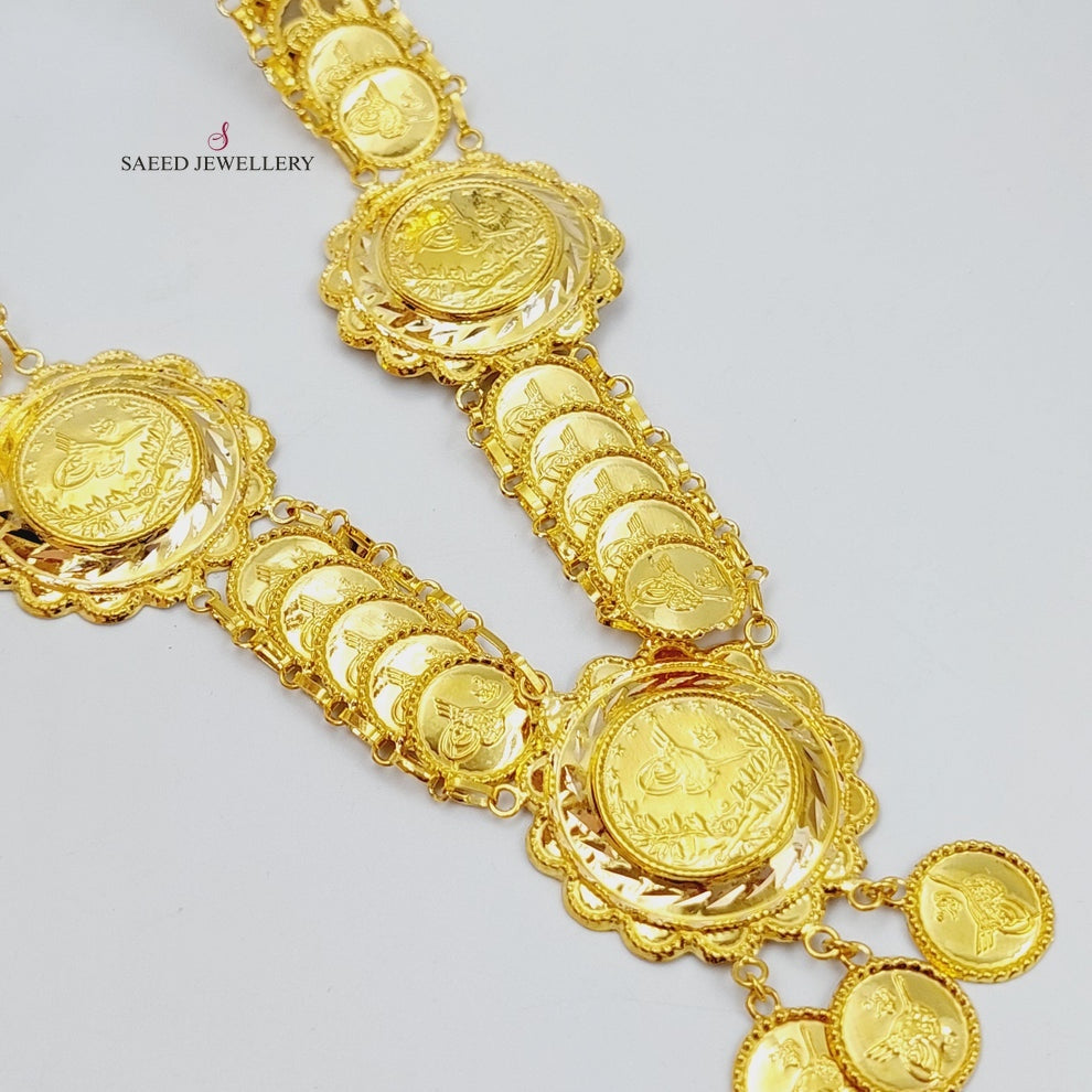 21K Gold Lirat Rashadi Necklace by Saeed Jewelry - Image 2