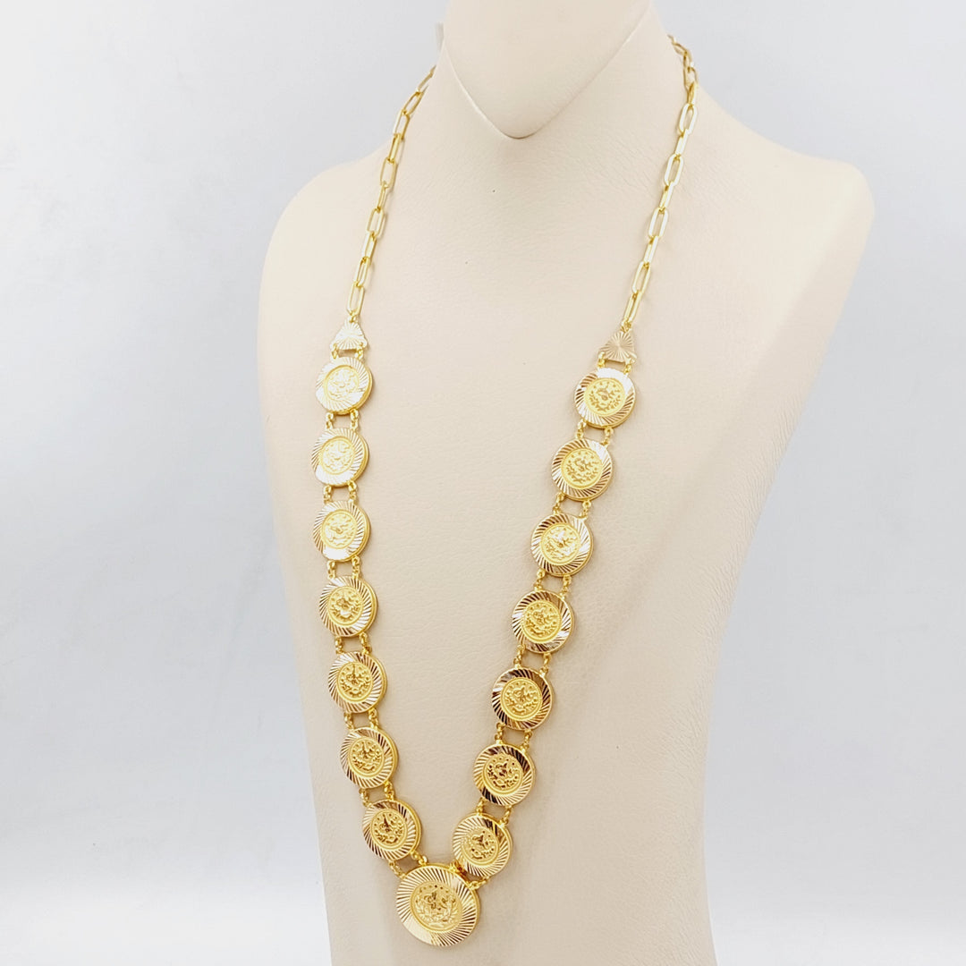 21K Gold Lirat Rashadi Necklace by Saeed Jewelry - Image 2