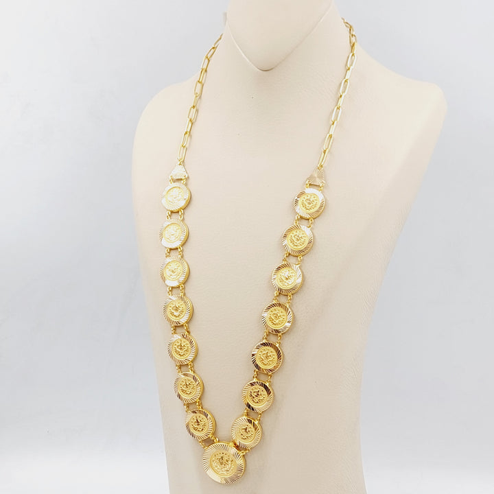 21K Gold Lirat Rashadi Necklace by Saeed Jewelry - Image 2