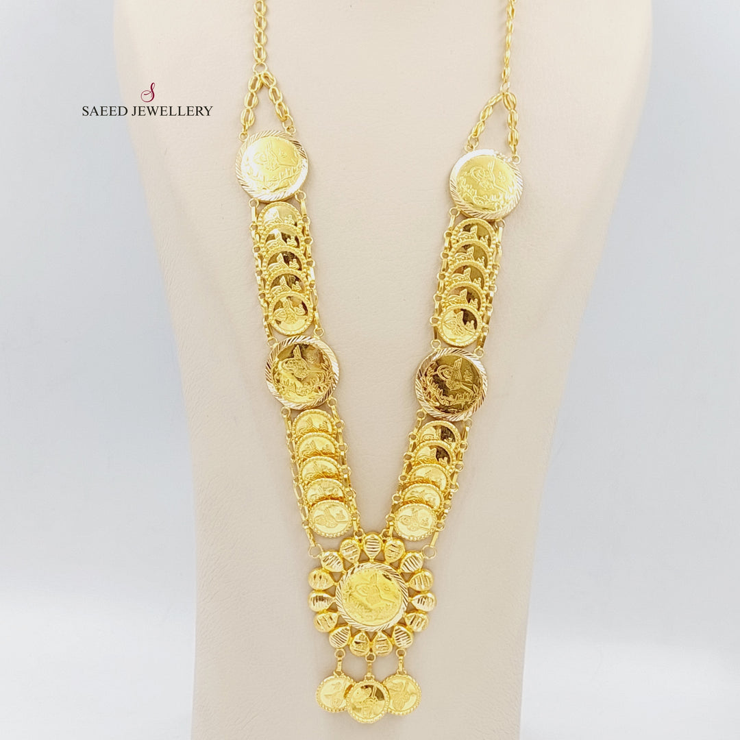 21K Gold Lirat Rashadi Necklace by Saeed Jewelry - Image 4
