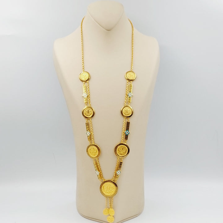 21K Gold Lirat Rashadi Necklace by Saeed Jewelry - Image 1