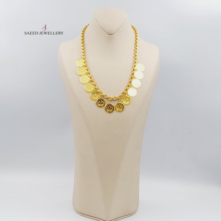 21K Gold Lirat Rashadi Necklace by Saeed Jewelry - Image 4