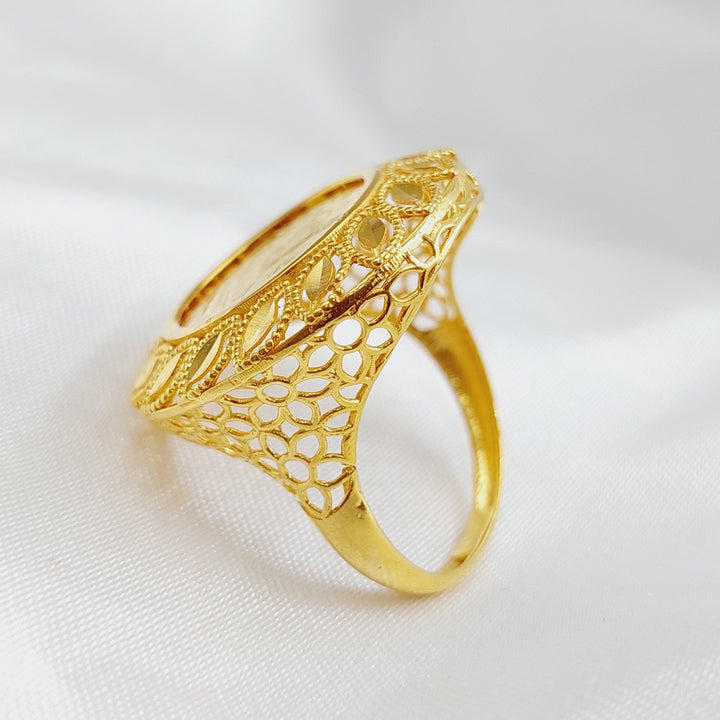 21K Gold Lirat Rashadi Ring by Saeed Jewelry - Image 3