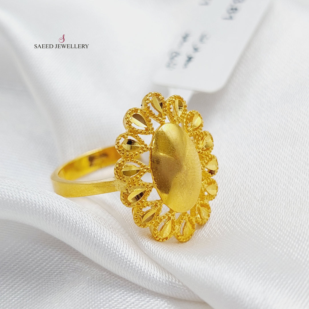 Malay Style Rings 21K Malaysian Ring – Saeed Jewelry