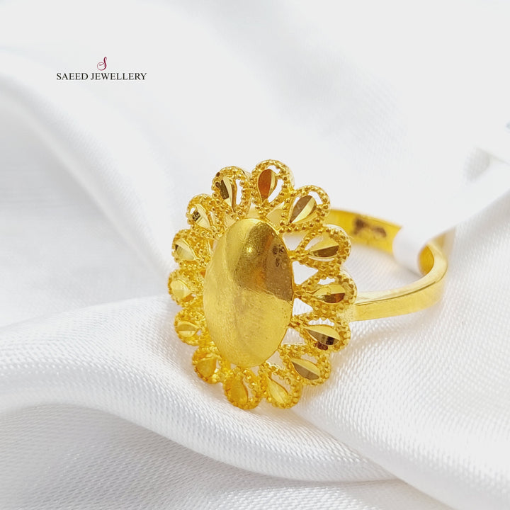 Malay Style Rings 21K Malaysian Ring – Saeed Jewelry