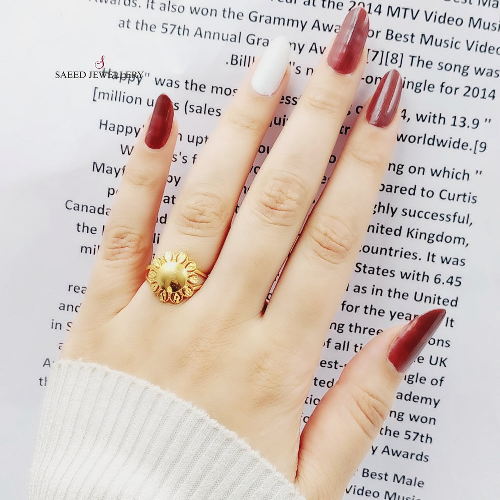 Malay Style Rings 21K Malaysian Ring – Saeed Jewelry
