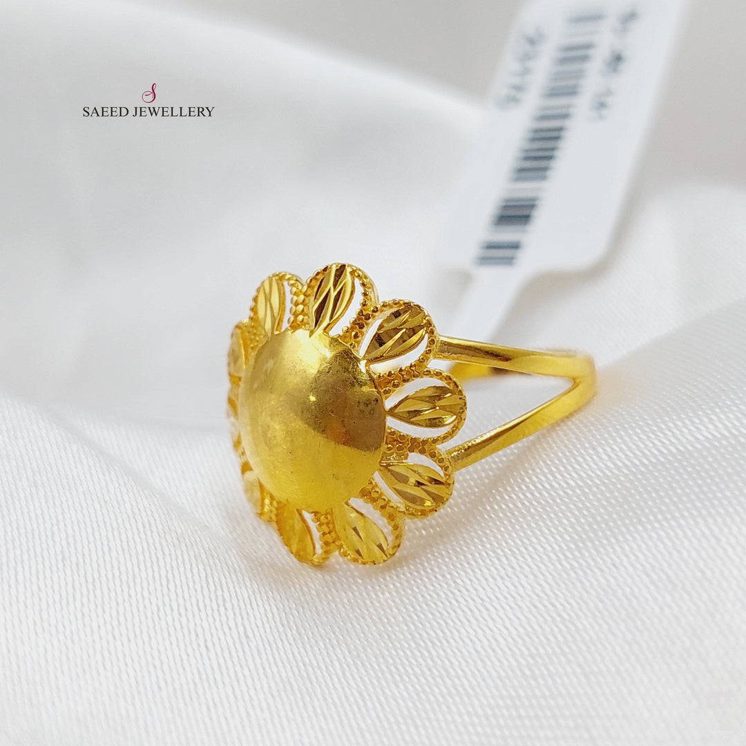 Malay Style Rings 21K Malaysian Ring – Saeed Jewelry