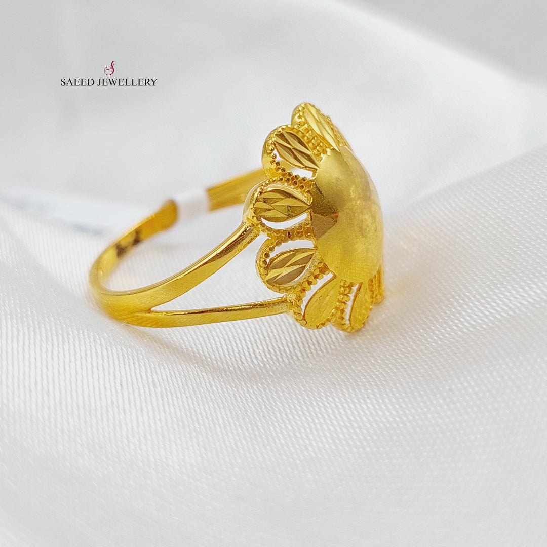 21K Gold Malaysian Ring by Saeed Jewelry - Image 1