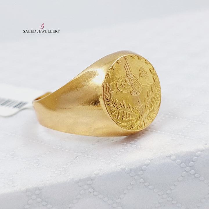 21K Gold Men Ring by Saeed Jewelry - Image 3