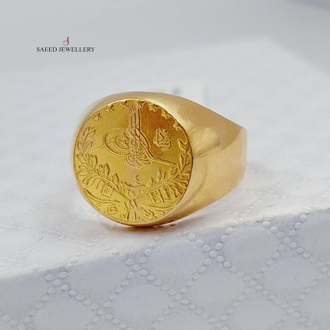 21K Gold Men Ring by Saeed Jewelry - Image 1