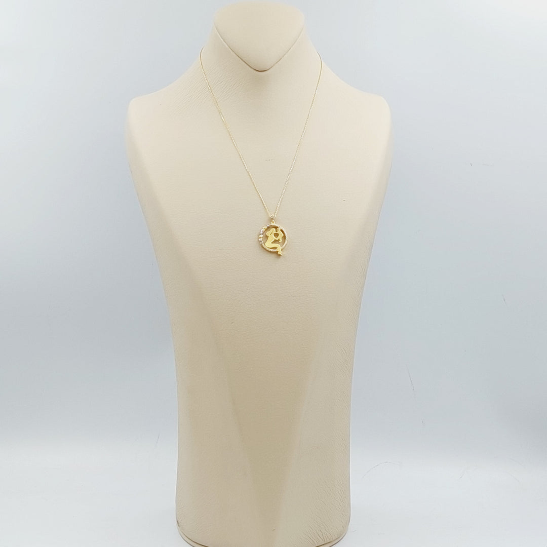 21K Gold Motherhood Necklace by Saeed Jewelry - Image 6