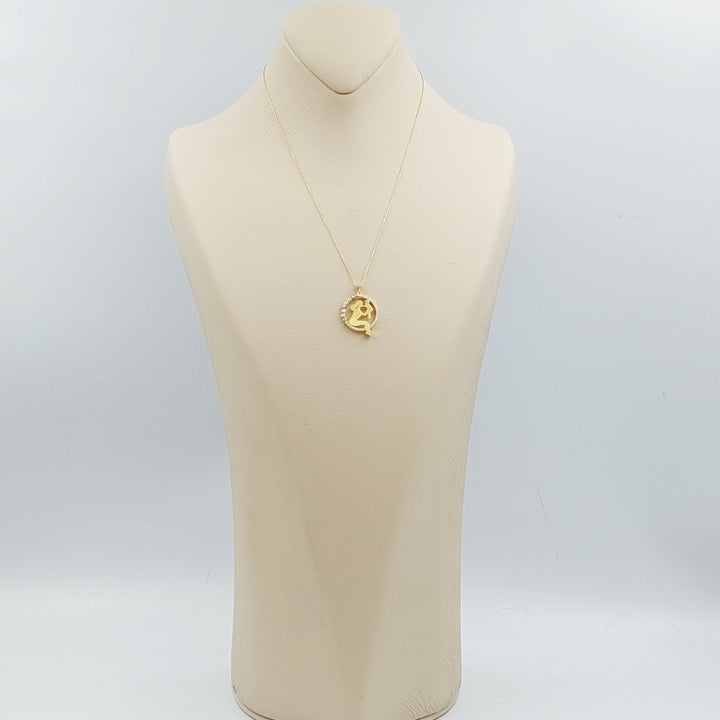 21K Gold Motherhood Necklace by Saeed Jewelry - Image 19