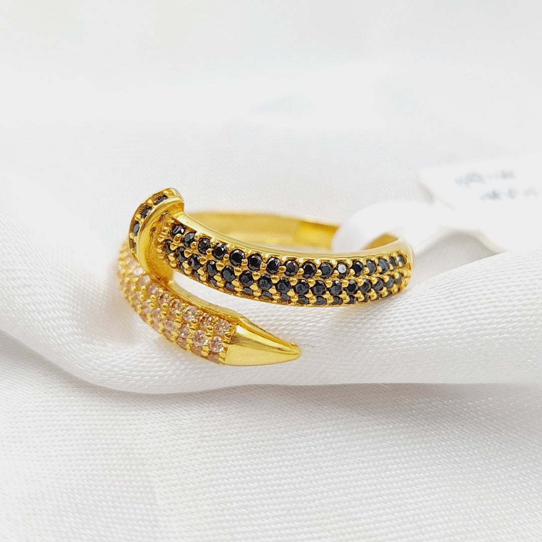 21K Gold Nail Ring by Saeed Jewelry - Image 1