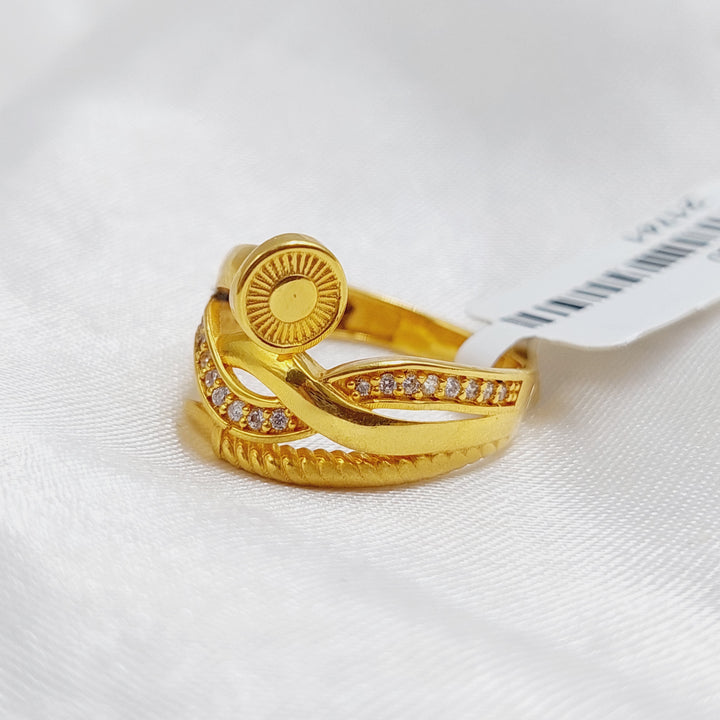 21K Gold Nail Ring by Saeed Jewelry - Image 1