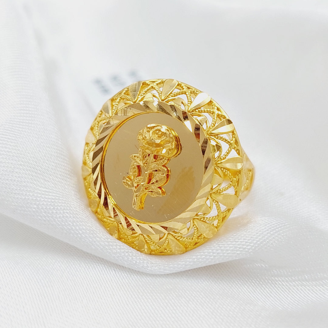 21K Gold Ounce Model Ring by Saeed Jewelry - Image 3