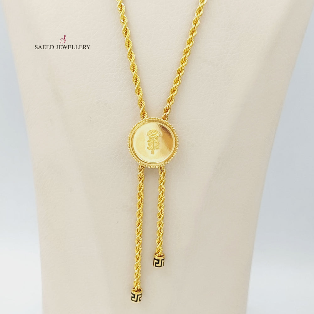 21K Gold Ounce Necklace by Saeed Jewelry - Image 2