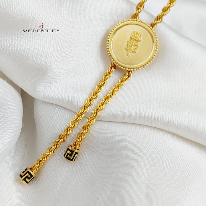 21K Gold Ounce Necklace by Saeed Jewelry - Image 3