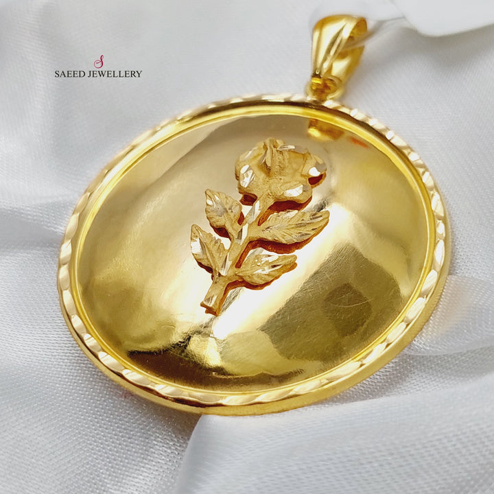 21K Gold Ounce Pendant by Saeed Jewelry - Image 3