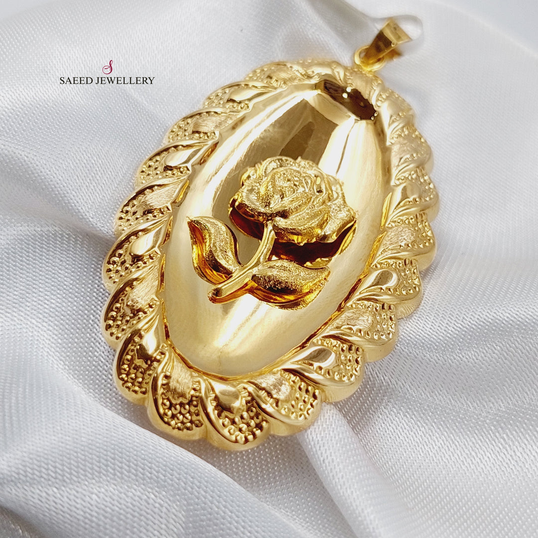 21K Gold Ounce Pendant by Saeed Jewelry - Image 3