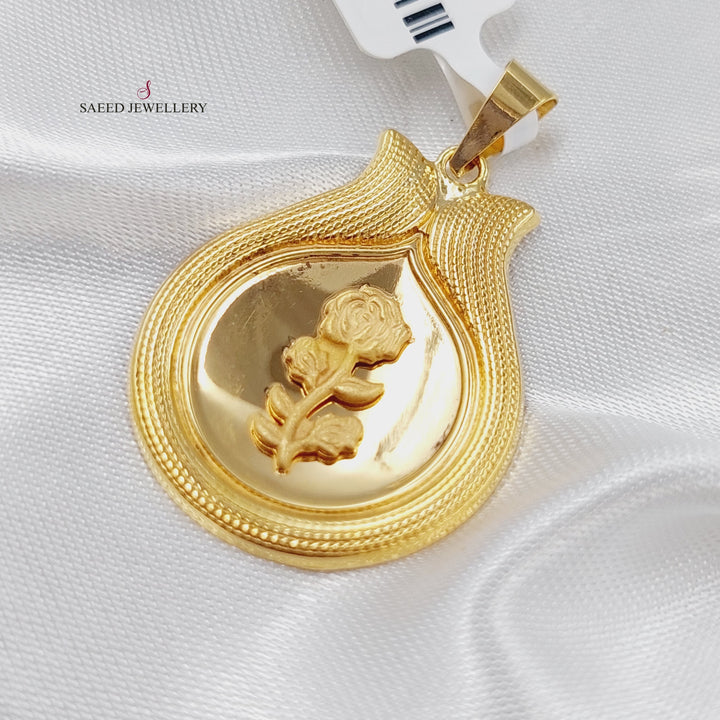 21K Gold Ounce Pendant by Saeed Jewelry - Image 3