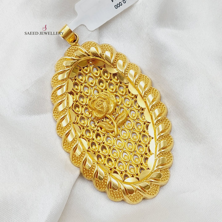 21K Gold Ounce Pendant by Saeed Jewelry - Image 3