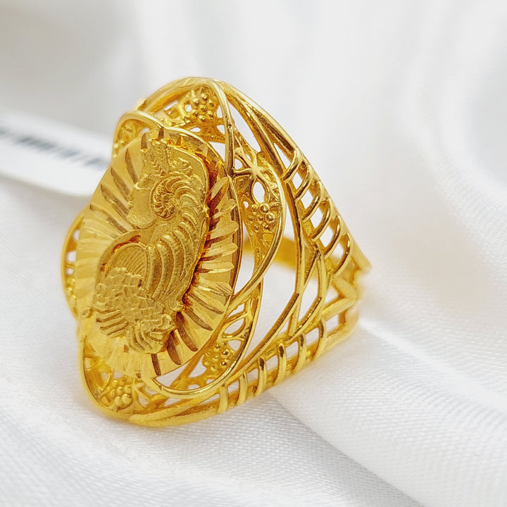 21K Gold Ounce Ring by Saeed Jewelry - Image 1