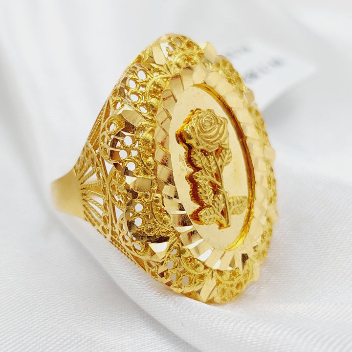 21K Gold Ounce Ring by Saeed Jewelry - Image 7