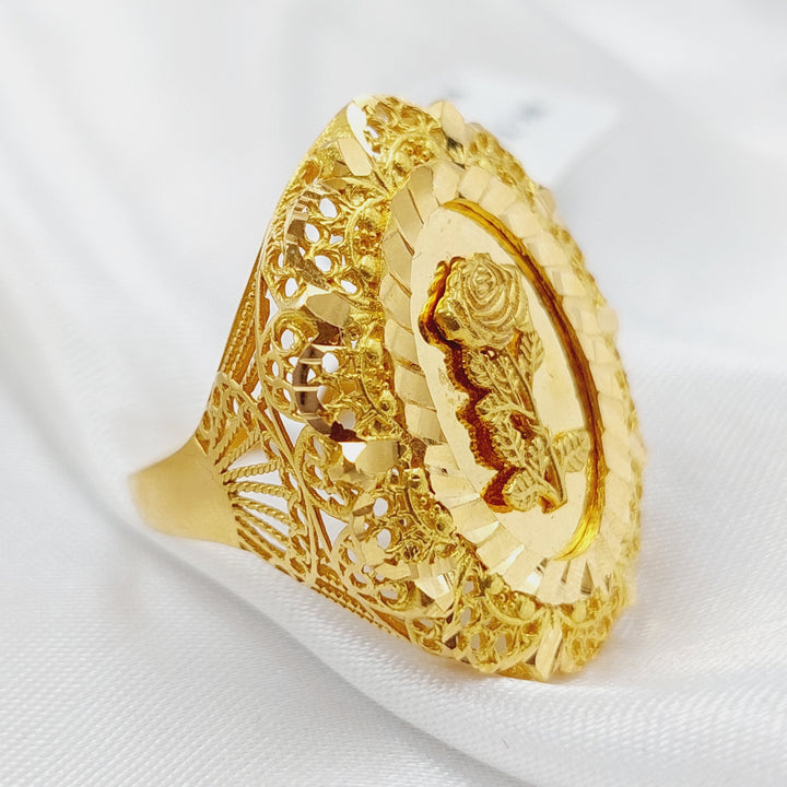 21K Gold Ounce Ring by Saeed Jewelry - Image 5