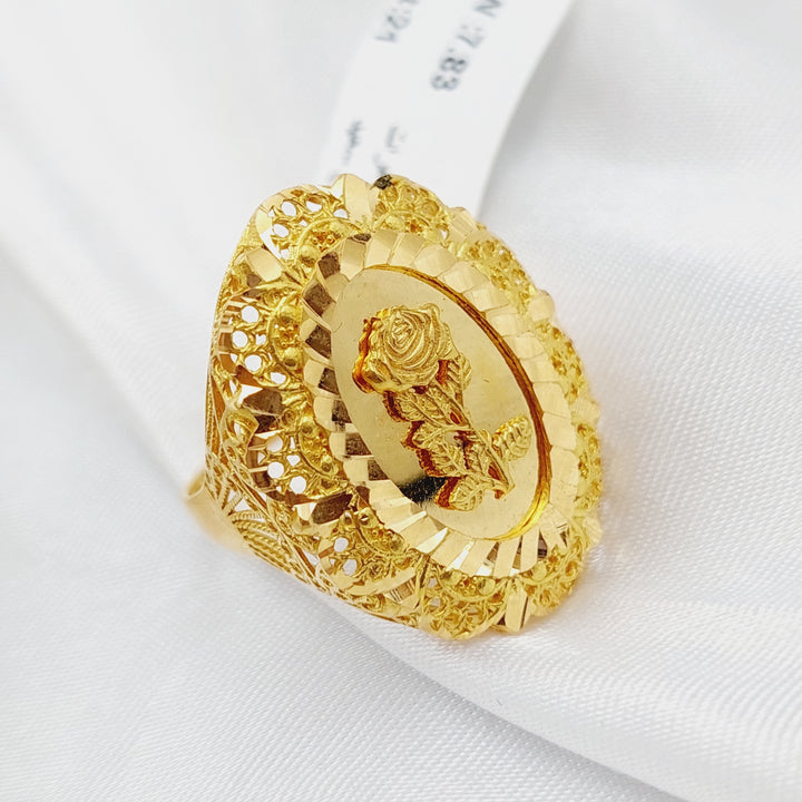 21K Gold Ounce Ring by Saeed Jewelry - Image 10