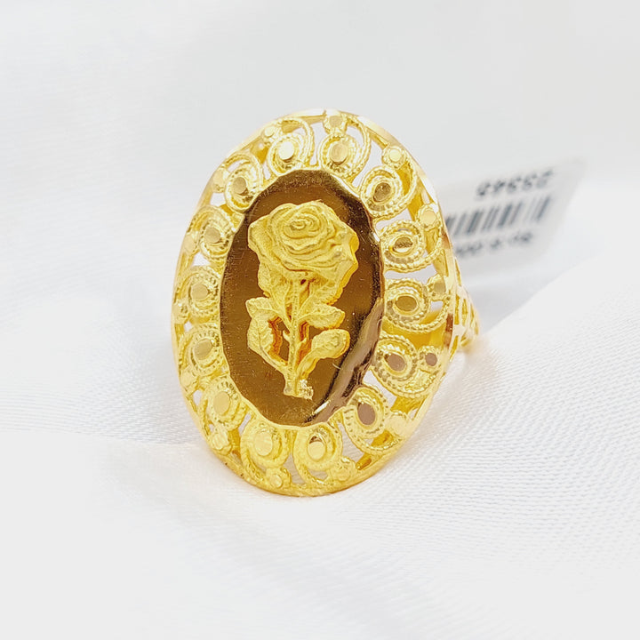 21K Gold Ounce Ring by Saeed Jewelry - Image 5