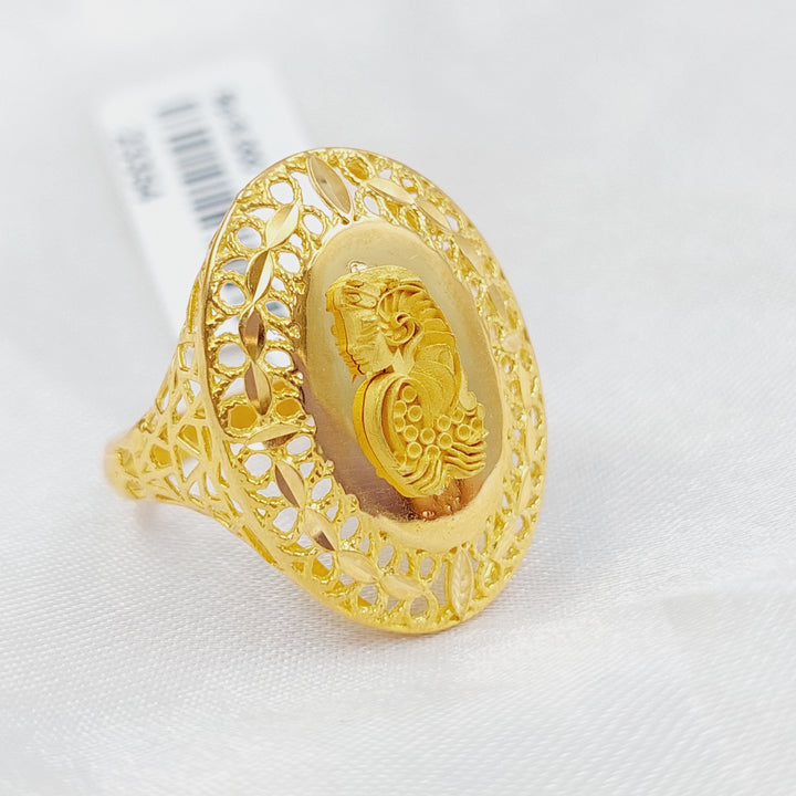 21K Gold Ounce Ring by Saeed Jewelry - Image 1