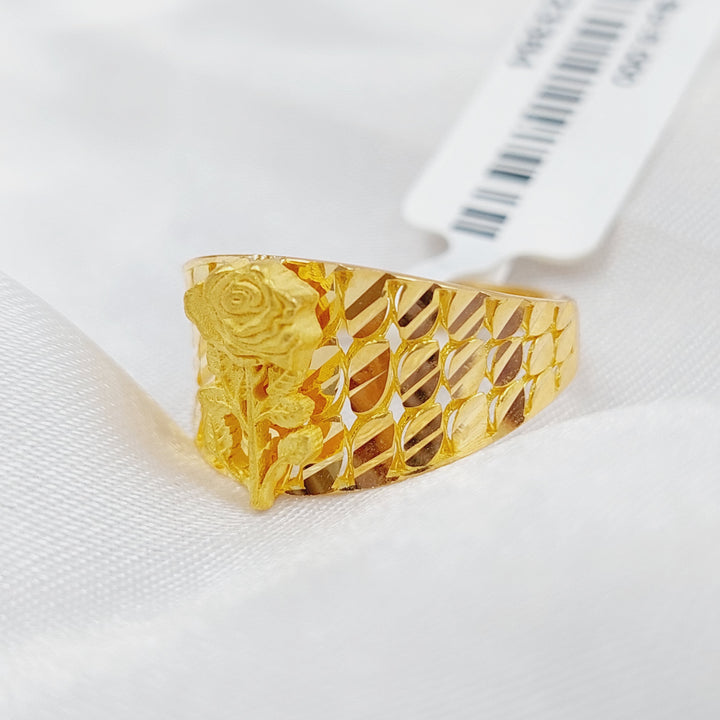 21K Gold Ounce Ring by Saeed Jewelry - Image 2