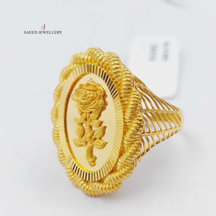 21K Gold Ounce Ring by Saeed Jewelry - Image 1