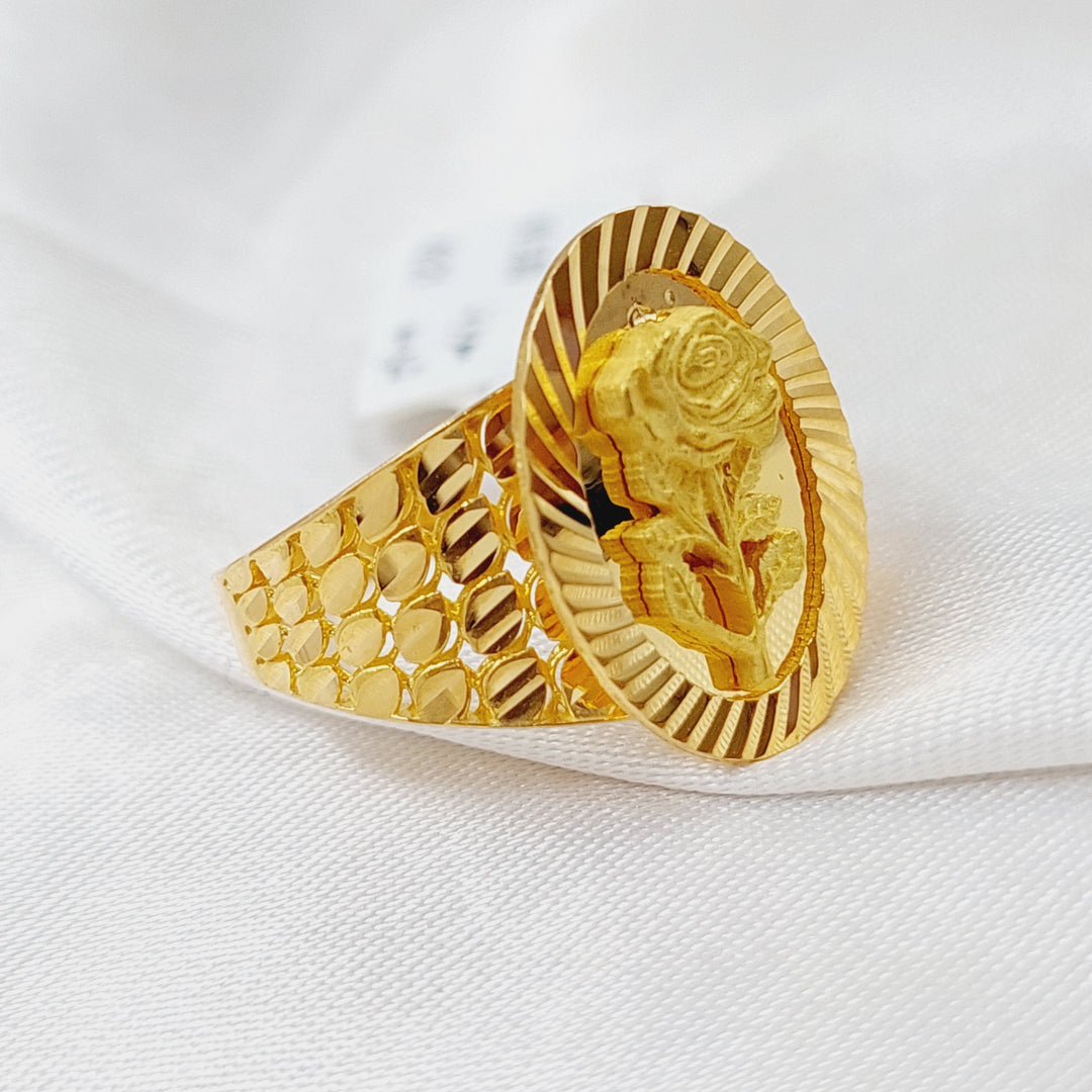 21K Gold Ounce Ring by Saeed Jewelry - Image 4