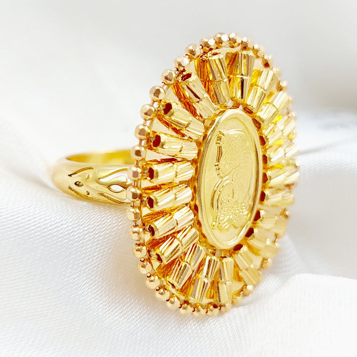 21K Gold Ounce Ring by Saeed Jewelry - Image 1