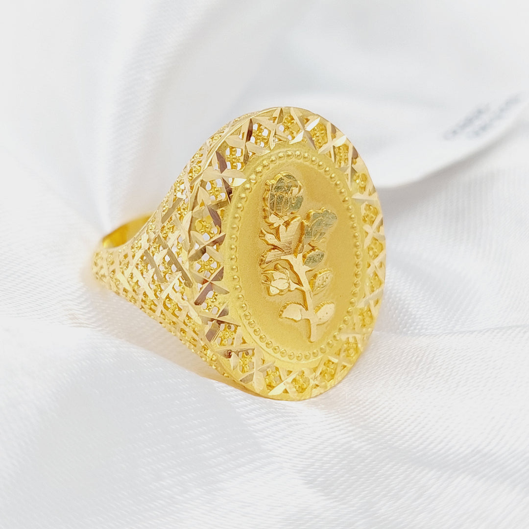 21K Gold Ounce Ring by Saeed Jewelry - Image 5