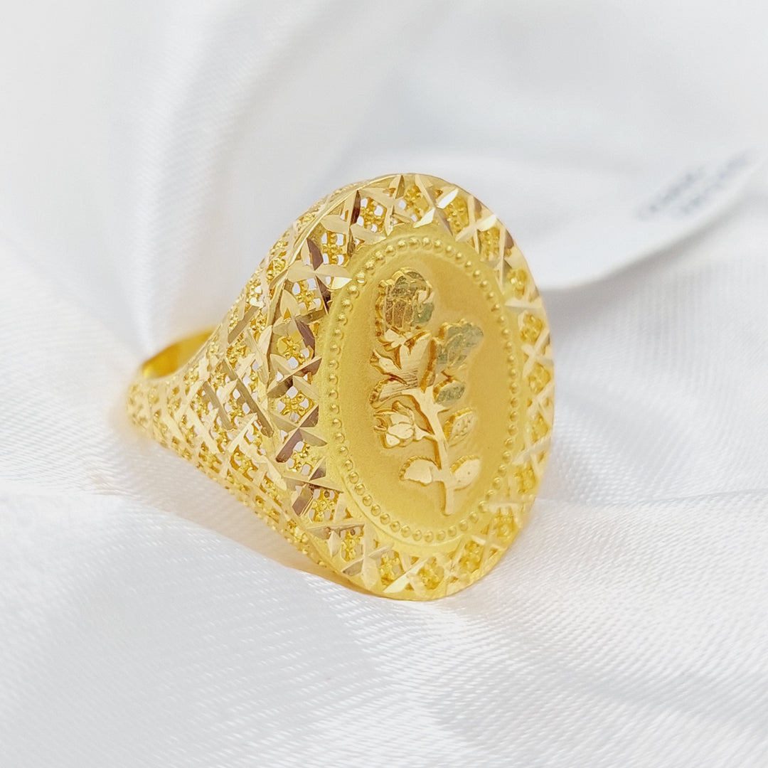 21K Gold Ounce Ring by Saeed Jewelry - Image 1